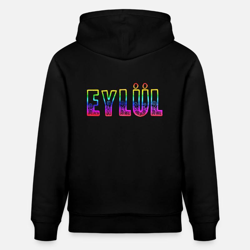 Eylül RS Arc-en-ciel - Sweat à capuche bio CRUISER Stanley/Stella Unisexe - noir