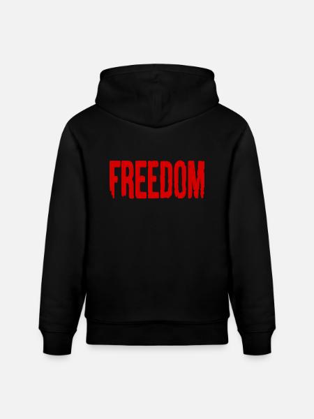 Freedom - Stanley/Stella CRUISER Unisex Organic Hoodie - black
