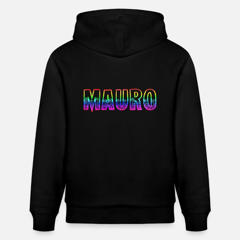 mauro rs arc-en-ciel - Sweat à capuche bio CRUISER Stanley/Stella Unisexe - noir