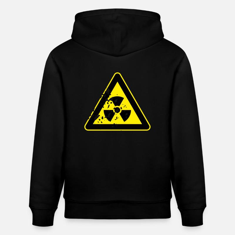 Nuklear-Schild (destroyed) - Stanley/Stella Unisex Bio-Hoodie CRUISER - Schwarz