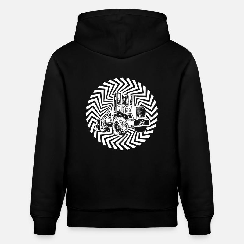 chargeuse sur pneus 23 - Sweat à capuche bio CRUISER Stanley/Stella Unisexe - noir