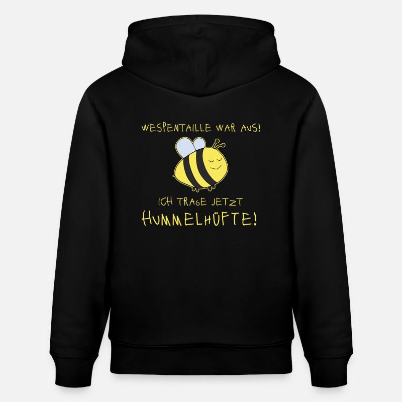 Hummel Dick Lustig - Stanley/Stella Unisex Bio-Hoodie CRUISER  - Schwarz