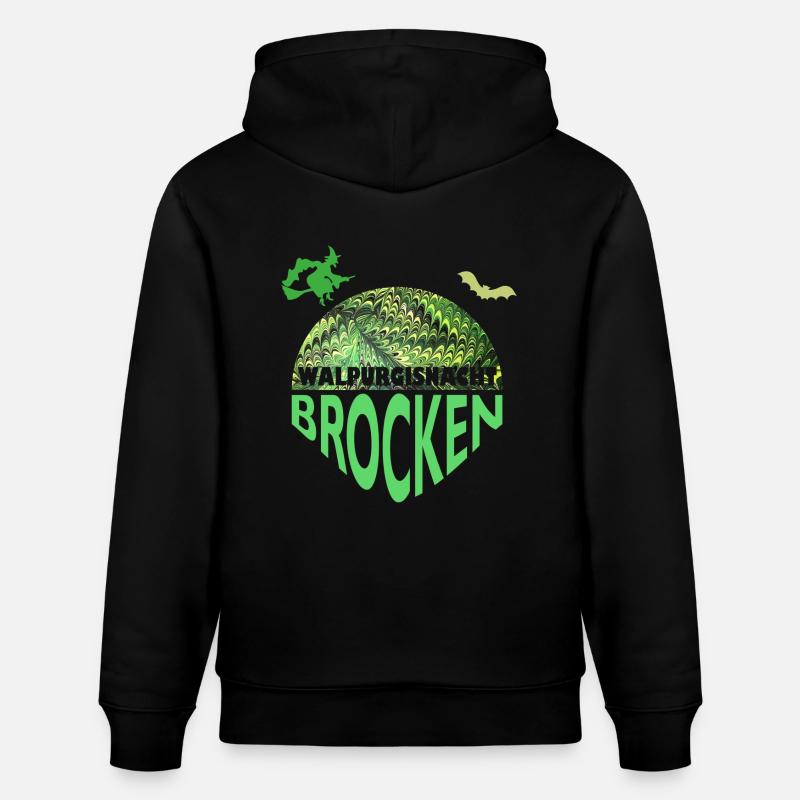 Beltane E 35 - Sweat à capuche bio CRUISER Stanley/Stella Unisexe - noir