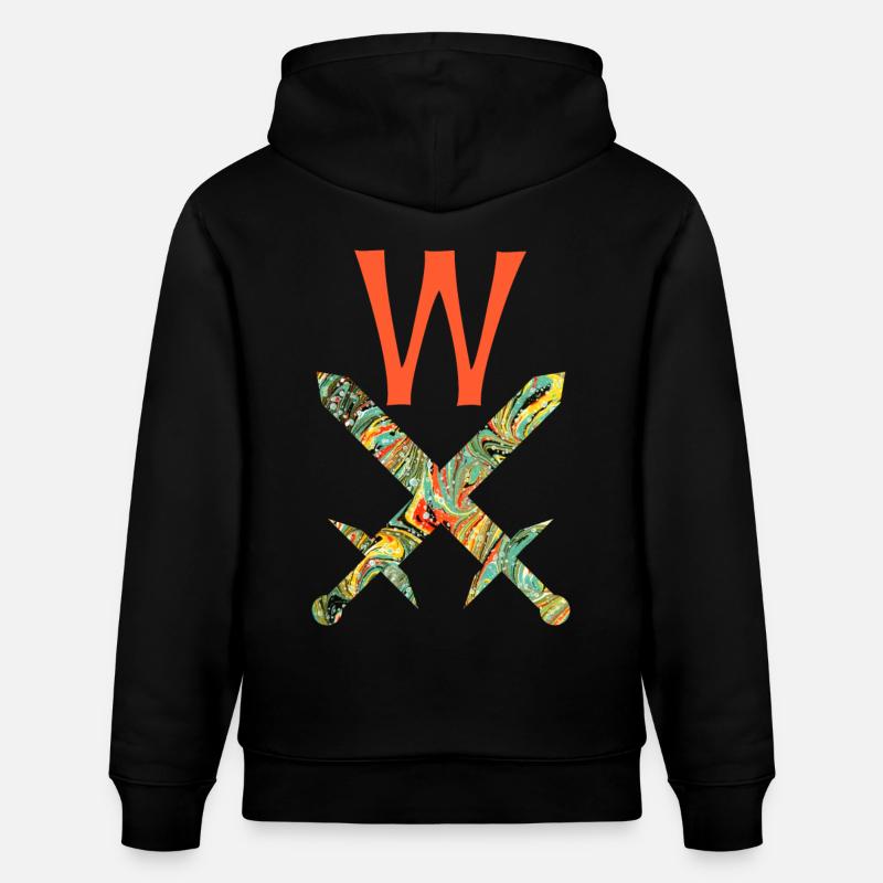 Épées croisées E 200 W - Sweat à capuche bio CRUISER Stanley/Stella Unisexe - noir