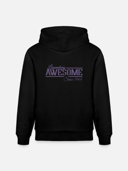 Awesome Since 1964 - Stanley/Stella CRUISER Unisex Organic Hoodie - black