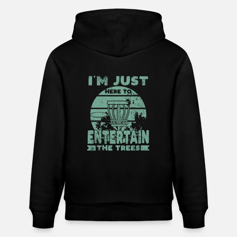 Disc Golf Spruch - Stanley/Stella Unisex Bio-Hoodie CRUISER  - Schwarz