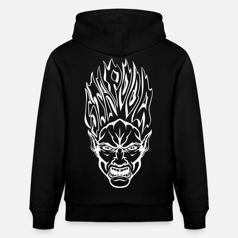 Stapooa dämon1 - Stanley/Stella Unisex Bio-Hoodie CRUISER  - Schwarz