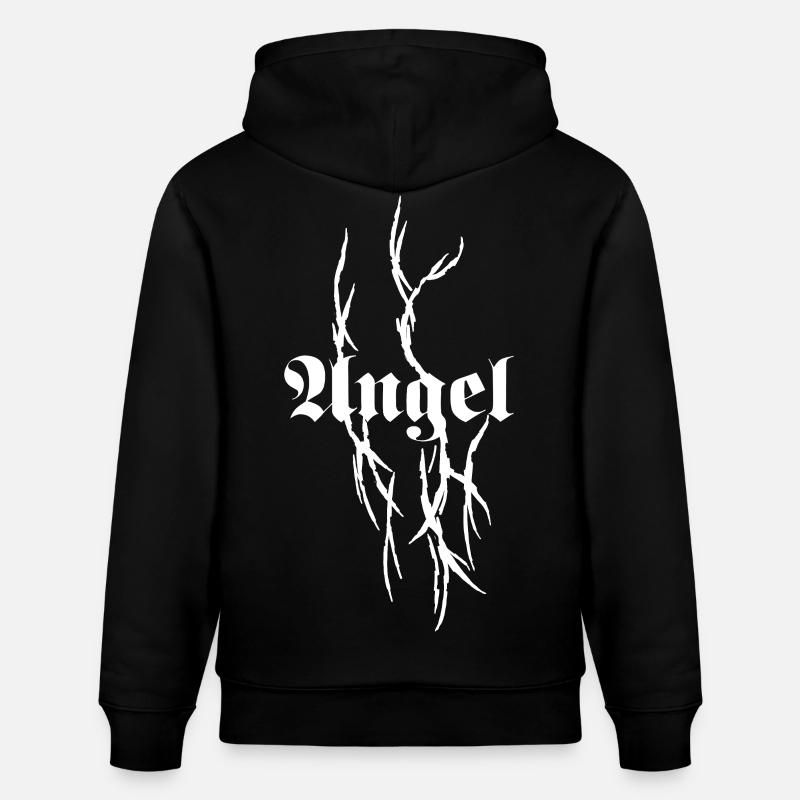 Typographie gothique d’épines - Sweat à capuche bio CRUISER Stanley/Stella Unisexe - noir