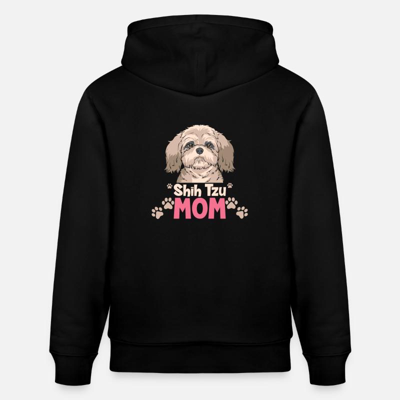 Shih Tzu Shih Tzu Mom - Sweat à capuche bio CRUISER Stanley/Stella Unisexe - noir