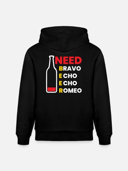Lust for Life Bottle Design - Stanley/Stella CRUISER Unisex Organic Hoodie - black