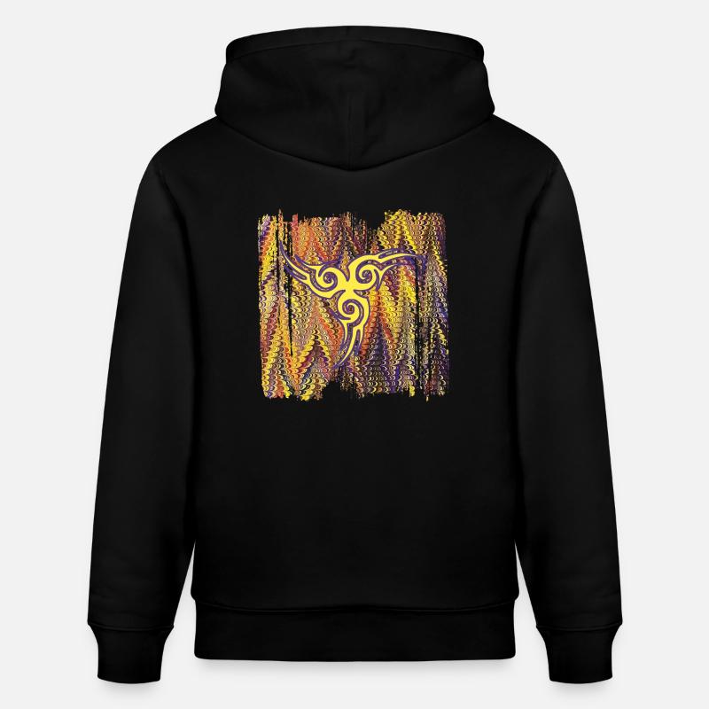 keltisches symbol 17 e 281 - Stanley/Stella Unisex Bio-Hoodie CRUISER  - Schwarz