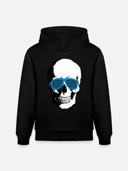 Skull - Stanley/Stella Unisex Bio-Hoodie CRUISER - Schwarz