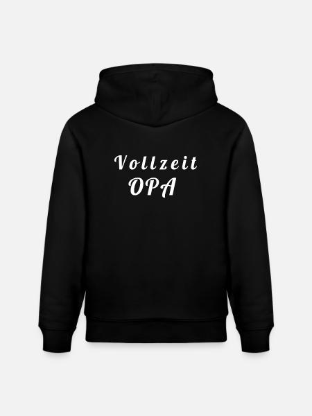 Vollzeit Opa - Stanley/Stella Unisex Bio-Hoodie CRUISER - Schwarz