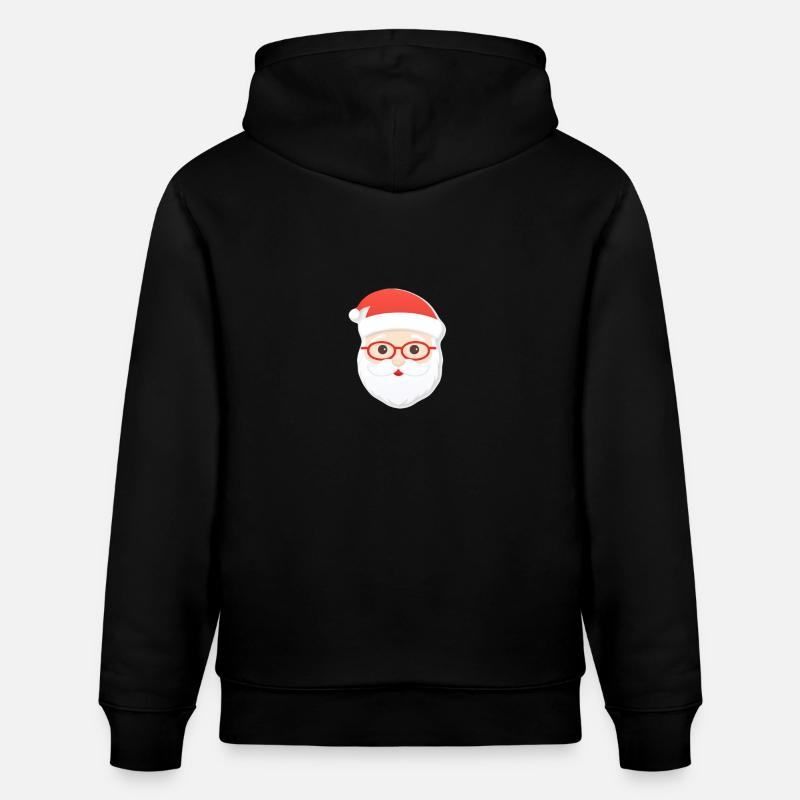 Père Noël - illustration - Sweat à capuche bio CRUISER Stanley/Stella Unisexe - noir