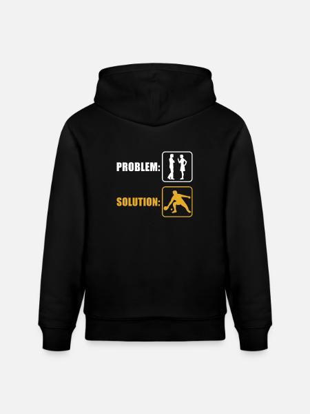 Play table tennis - Stanley/Stella CRUISER Unisex Organic Hoodie - black