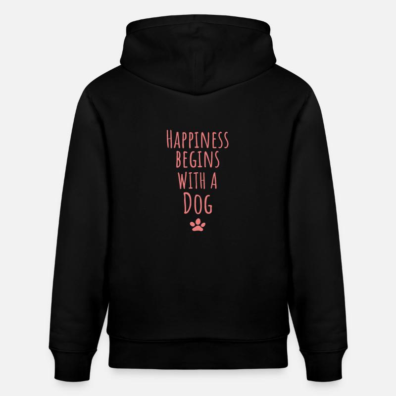 Hunde Spruch - Stanley/Stella Unisex Bio-Hoodie CRUISER - Schwarz