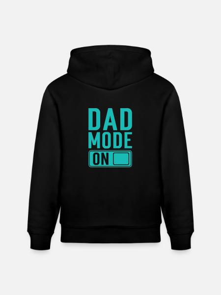 Father-to-be Father Gift Saying - Stanley/Stella CRUISER Unisex Organic Hoodie - black
