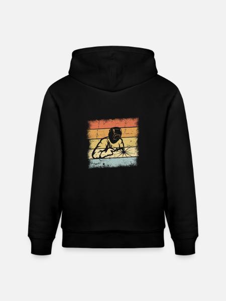 Conception de soudeur - Sweat à capuche bio CRUISER Stanley/Stella Unisexe - noir