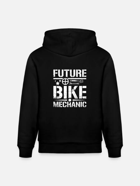 Future bike mechanic - Stanley/Stella CRUISER Unisex Organic Hoodie - black