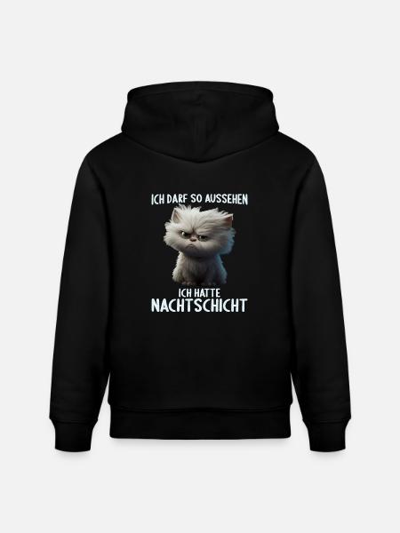 Nachtschicht Dienst Krankenschwester Pflegekraft - Stanley/Stella Unisex Bio-Hoodie CRUISER  - Schwarz