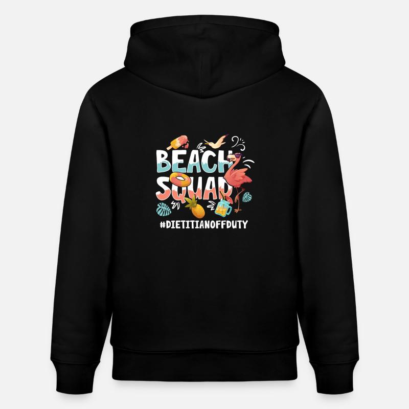 Diététiste Vacances Beach Group - Sweat à capuche bio CRUISER Stanley/Stella Unisexe - noir