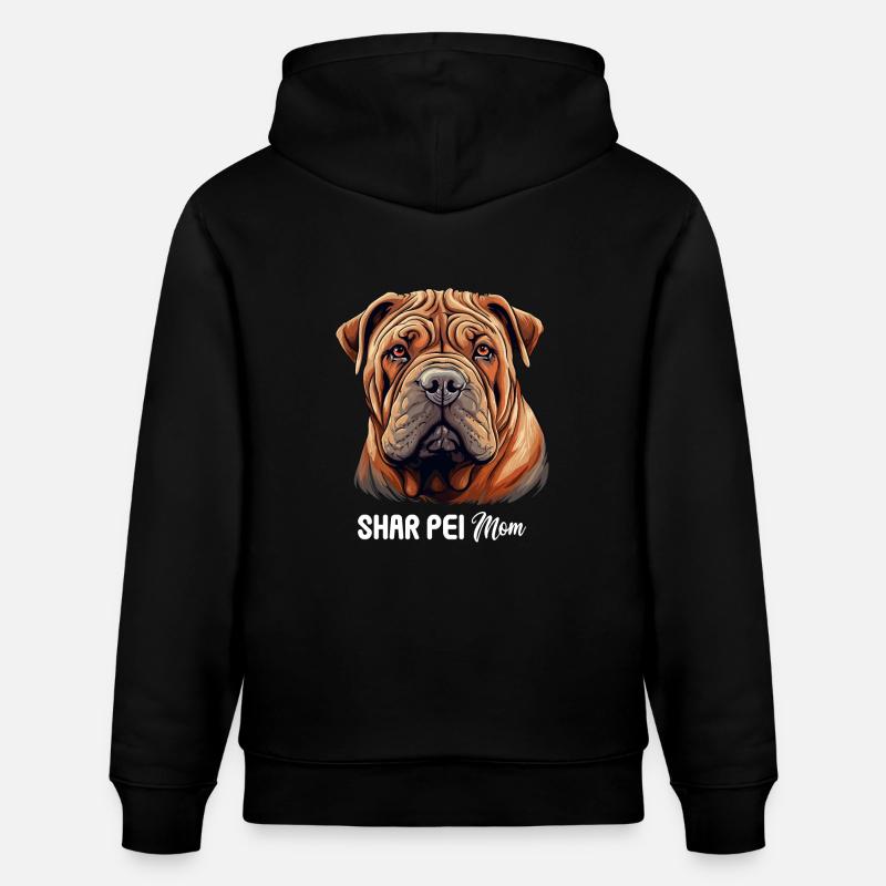 Shar Pei - Sweat à capuche bio CRUISER Stanley/Stella Unisexe - noir