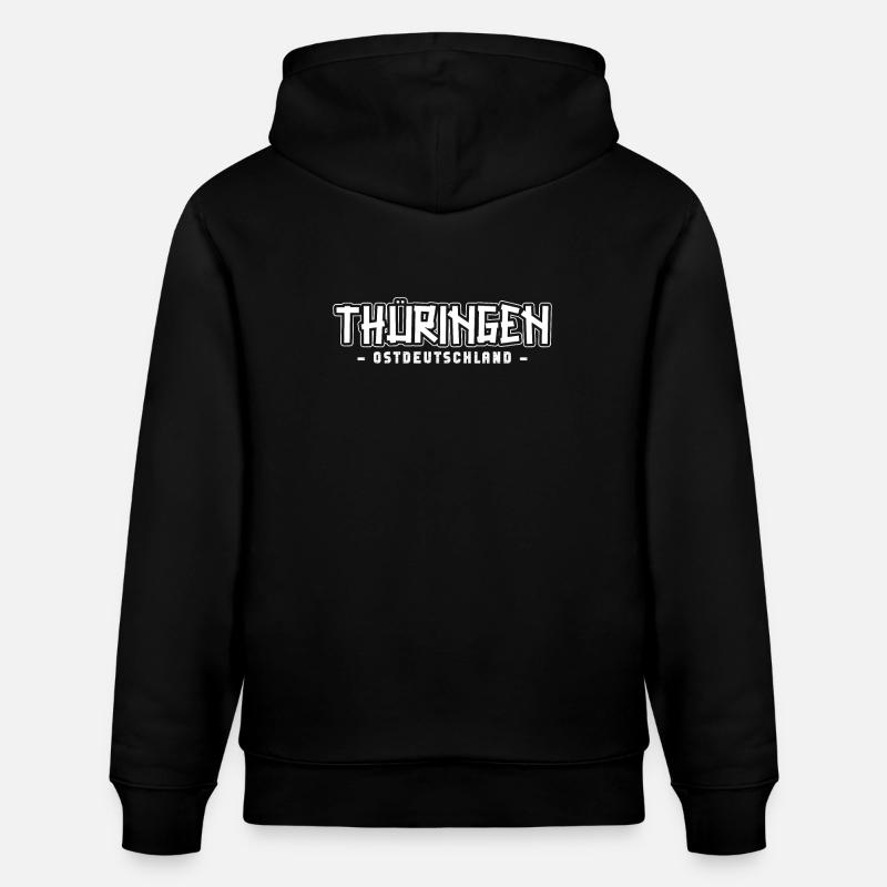 Thuringe Thuringe Thuringe Thuringe - Sweat à capuche bio CRUISER Stanley/Stella Unisexe - noir