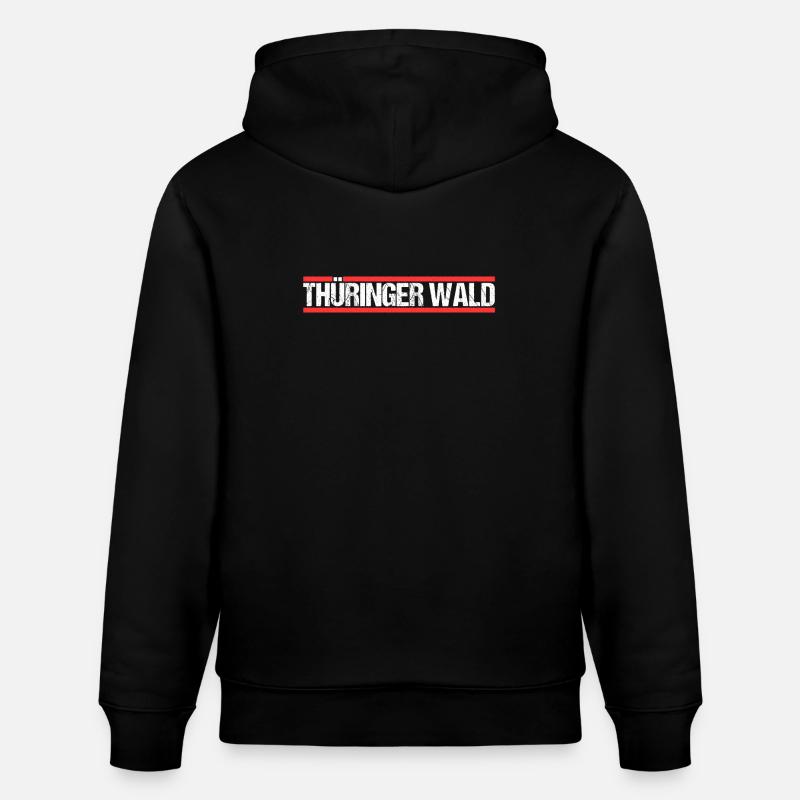 Thüringer Wald - Stanley/Stella Unisex Bio-Hoodie CRUISER  - Schwarz