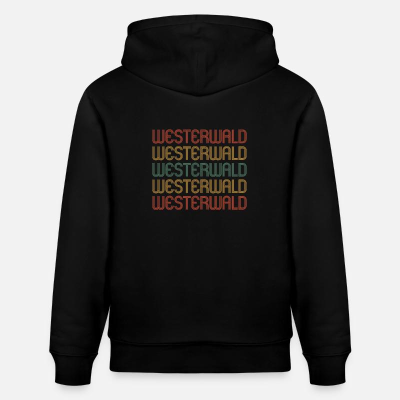 Westerwald - Sweat à capuche bio CRUISER Stanley/Stella Unisexe - noir