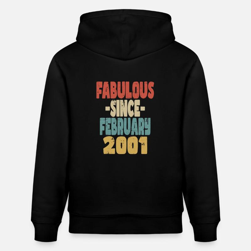 Fabuleux Février 2001 - Sweat à capuche bio CRUISER Stanley/Stella Unisexe - noir
