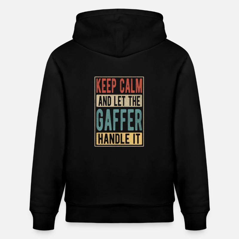 Gaffer Rétro Cadeau - Sweat à capuche bio CRUISER Stanley/Stella Unisexe - noir
