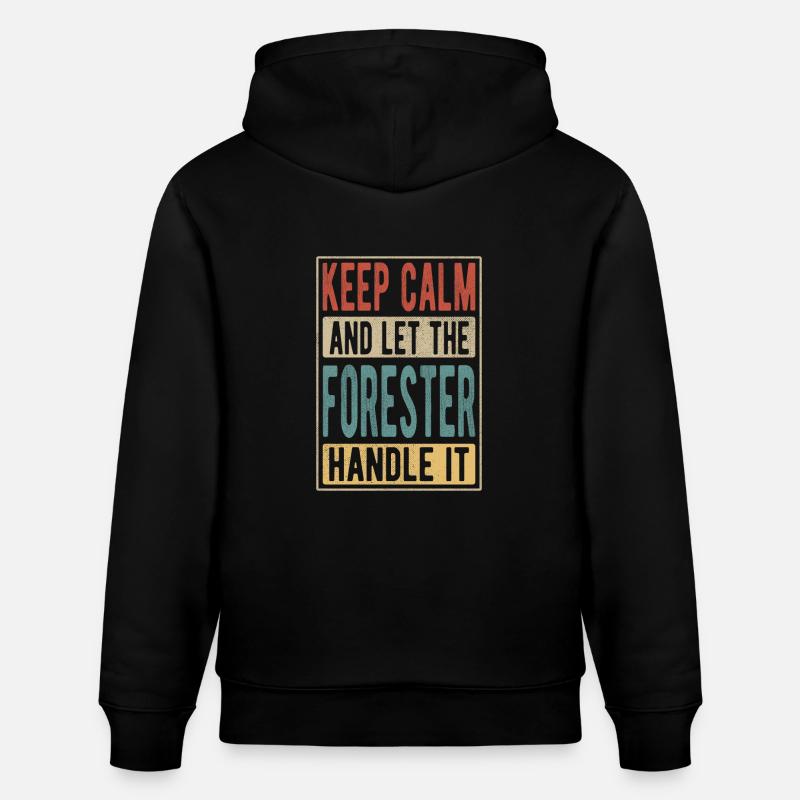 Cadeau rétro Forester - Sweat à capuche bio CRUISER Stanley/Stella Unisexe - noir