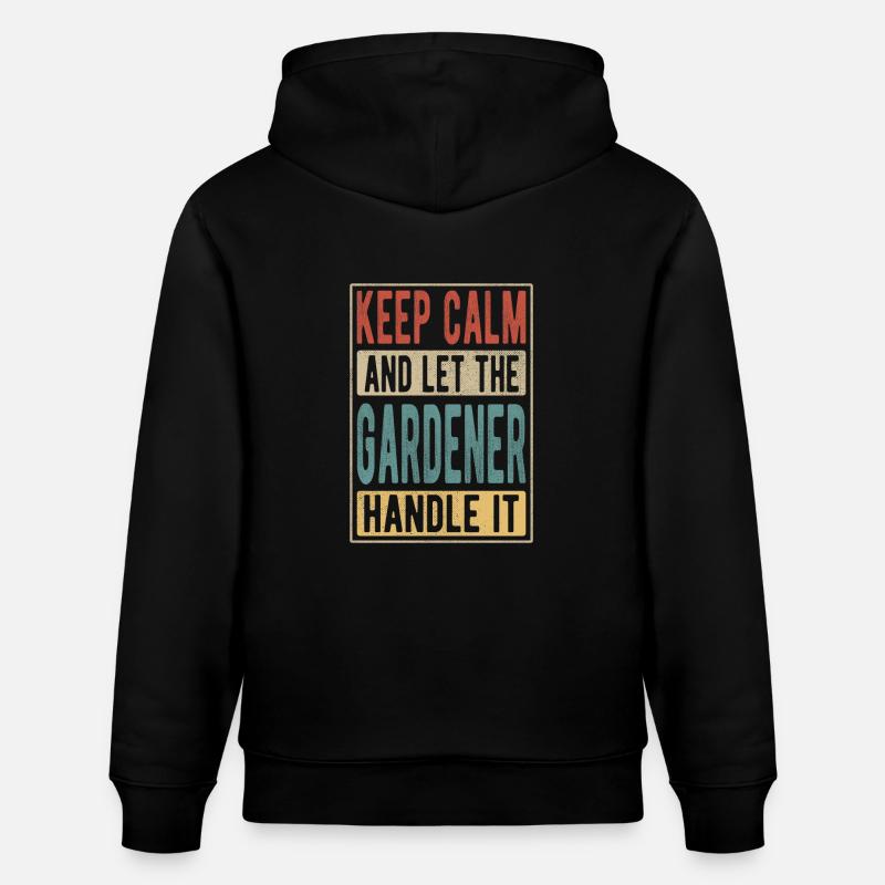 Jardinier rétro cadeau - Sweat à capuche bio CRUISER Stanley/Stella Unisexe - noir