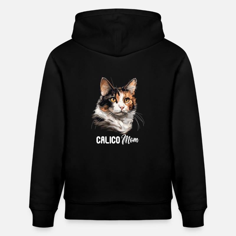 Chat calicot Chat porte-bonheur - Sweat à capuche bio CRUISER Stanley/Stella Unisexe - noir
