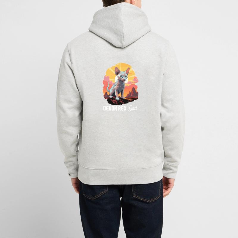 Devon Rex Kätzchen Devon Rex Katze Stanley/Stella Unisex Bio-Hoodie CRUISER 