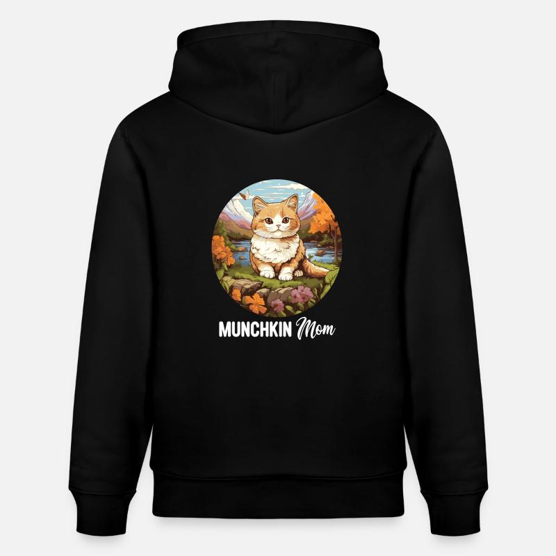 Munchkin Chaton Munchkin Chat - Sweat à capuche bio CRUISER Stanley/Stella Unisexe - noir