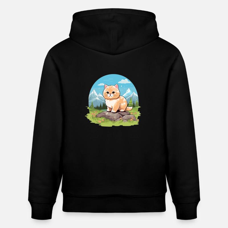 Munchkin Chaton Munchkin Chat - Sweat à capuche bio CRUISER Stanley/Stella Unisexe - noir