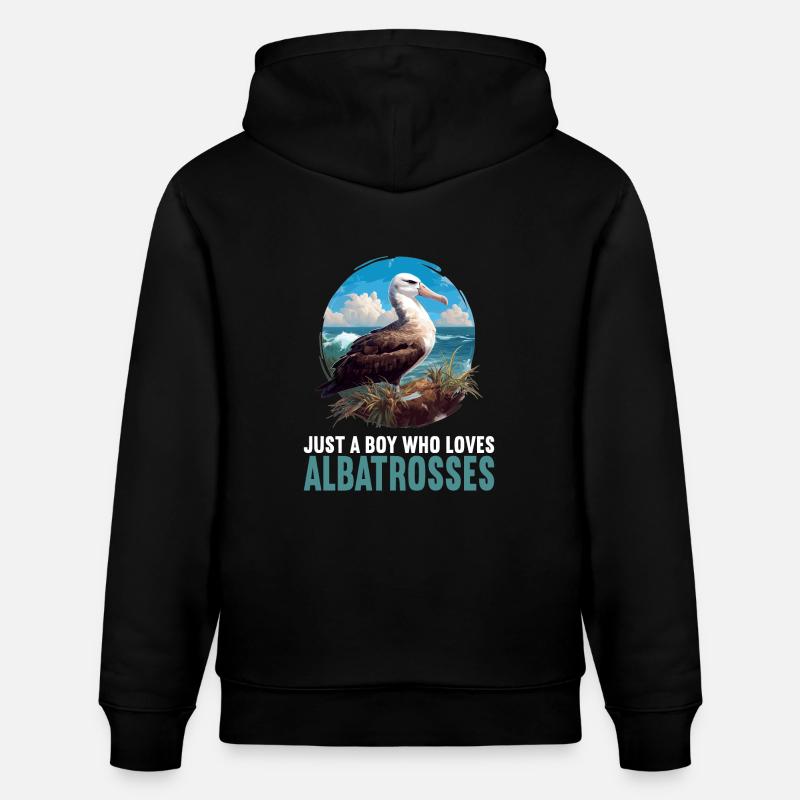 Albatross Albatrosse Albatros - Sweat à capuche bio CRUISER Stanley/Stella Unisexe - noir