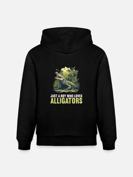 Alligatoren Alligator - Stanley/Stella CRUISER Unisex Organic Hoodie - black
