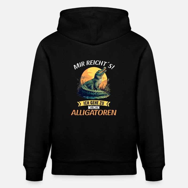 Alligatoren Alligator - Sweat à capuche bio CRUISER Stanley/Stella Unisexe - noir