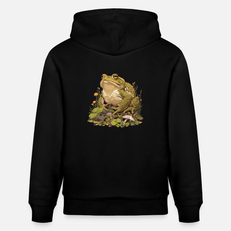 Toad Toads Toad - Stanley/Stella CRUISER Unisex Organic Hoodie - black