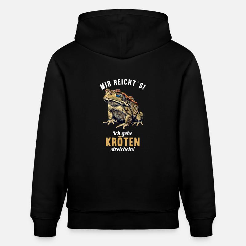 Toad Kröten Kröte - Stanley/Stella Unisex Bio-Hoodie CRUISER  - Schwarz