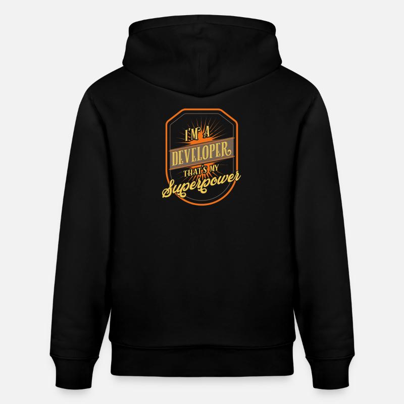 developer - Stanley/Stella CRUISER Unisex Organic Hoodie - black