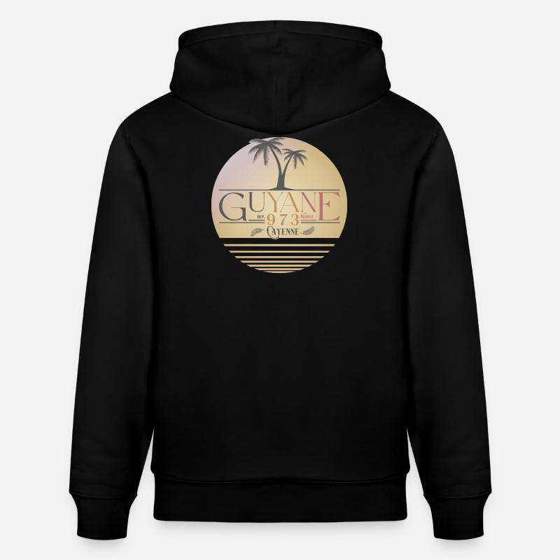 Guyane - Sweat à capuche bio CRUISER Stanley/Stella Unisexe - noir