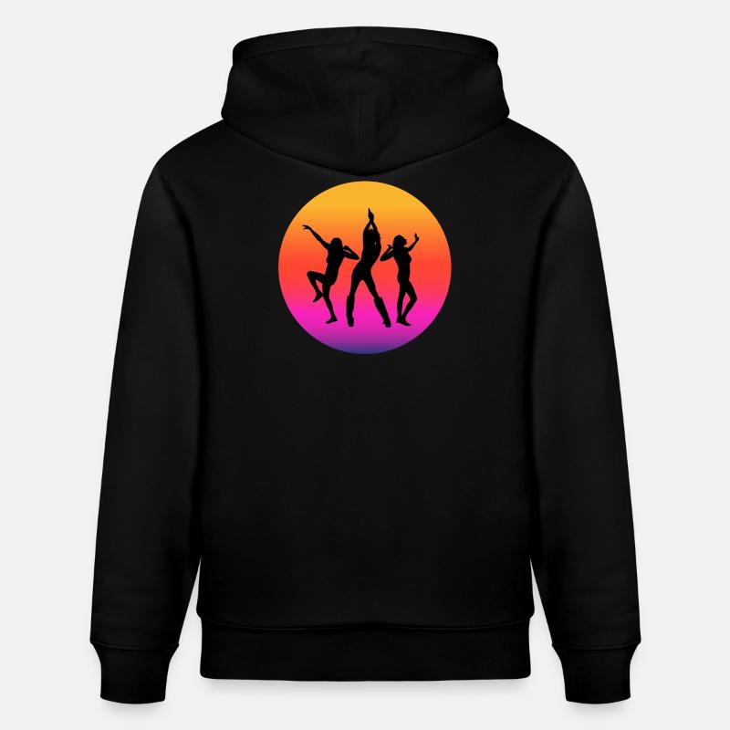 disco, disco fan, disco musikk - Stanley/Stella CRUISER økologisk unisex-hettegenser - svart