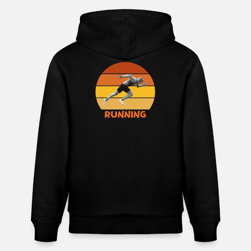 athlétisme, sprint, course à pied - Sweat à capuche bio CRUISER Stanley/Stella Unisexe - noir