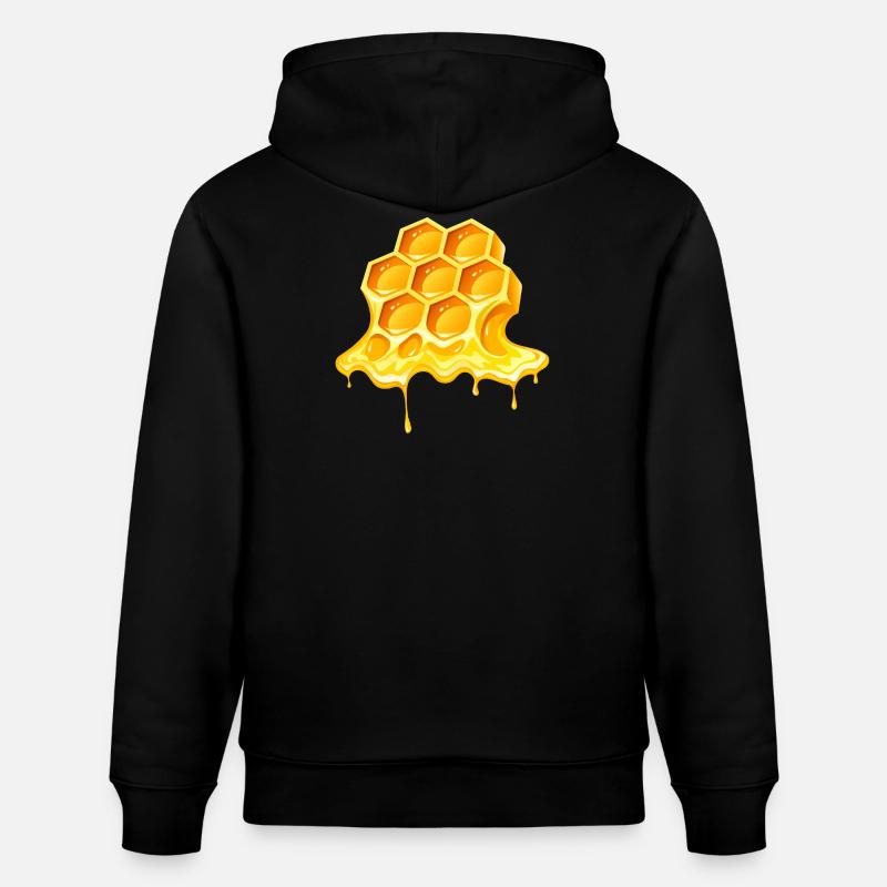 Honig, Imker, Imker - Stanley/Stella Unisex Bio-Hoodie CRUISER  - Schwarz