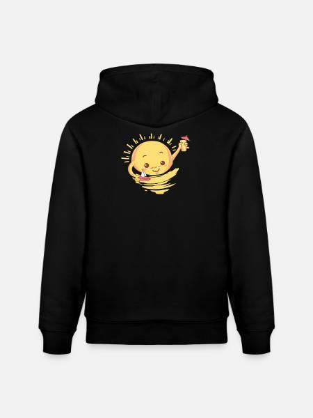 Sommer Cocktail Geschenk - Stanley/Stella Unisex Bio-Hoodie CRUISER  - Schwarz