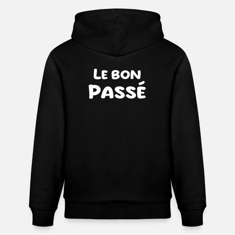 nostalgie passé - Sweat à capuche bio CRUISER Stanley/Stella Unisexe - noir