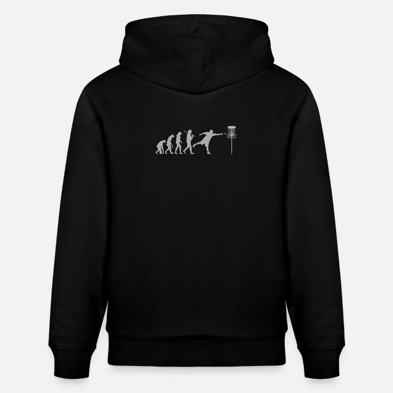 Disc Golf Evolution - Stanley/Stella Unisex Bio-Hoodie CRUISER  - Schwarz